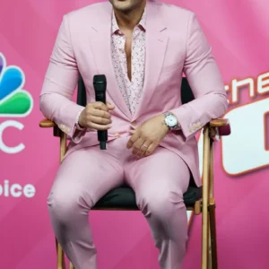 John Legend Pink Suit the Voice