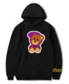 Justin Bieber Bear Hoodie black