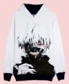 Kaneki Ken Tokyo Ghoul Hoodie black and white