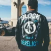 Ken Block Leather Jacket Back