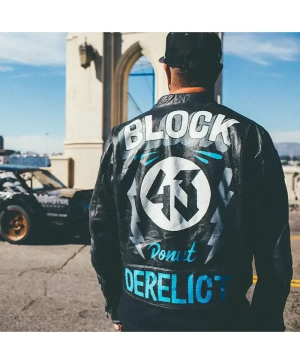 Ken Block Leather Jacket Back