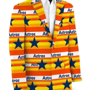 Loudmouth Houston Astros Orange Mens Coat