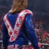 Matt Riddle WWE Raw Blue Satin Jacket Back
