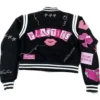 Mens and Womens Burn Book Plastics Varsity Jacket with Patches