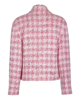 Mens and Womens Chanel Pink Gingham Plaid Jacket For Sale