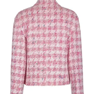 Mens and Womens Chanel Pink Gingham Plaid Jacket For Sale