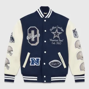 Mulicolor OVO NFL Varsity Jacket style 6