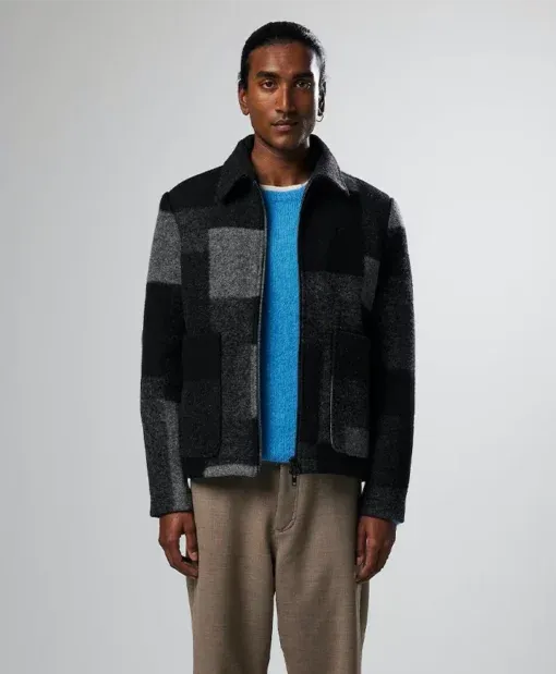 NN07 Gael Multicolor Wool Jacket On Sale