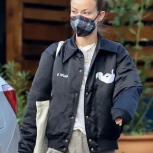 Olivia-Wilde-Love-On-Tour-Black-Jacket