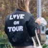 Olivia Wilde Love On Tour Black Jacket Back