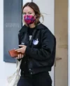 Olivia Wilde Love On Tour Black Jacket Right