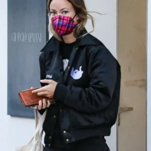 Olivia Wilde Love On Tour Black Jacket Right
