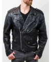 Pelle Cuir Biker Leather Jacket