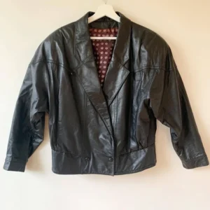 Pelle Cuir Lapel Collar Leather Jacket
