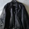 Pelle Cuir Leather Black Jacket