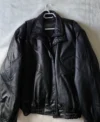 Pelle Cuir Leather Black Jacket