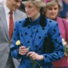 Princess Diana Blazer blue with black spot