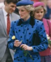 Princess Diana Blazer blue with black spot