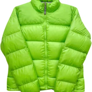 Lime Green Puffer Jacket