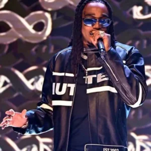 Quavo Takeoff Nothing Changed Leather Jacket Left