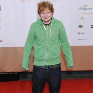 Red Carpet Ed Sheeran Green Hoodie