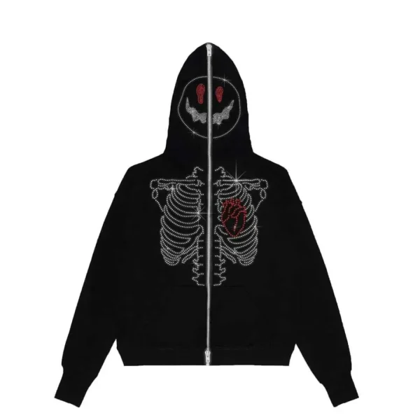 Rhinestone-Skeleton-Zip-up-Hoodie-heart