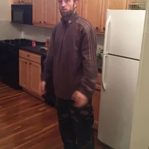 Robert Pattinson Brown Tracksuit