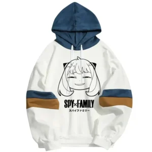 Sasuke Uchiha Naruto White Pullover Hoodie 2