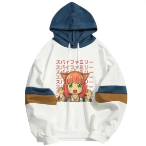 SasukeUchiha Naruto White Pullover Hoodie Style 4