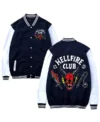 Stranger Things Hellfire Club Varsity Bomber Jacket Style 03