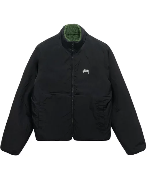 Stussy 8 Ball Sherpa Jacket For Sale