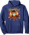 Thanksgiving Masks Hoodies navy