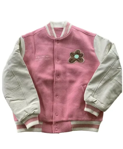 Tyler The Creator Pink Varsity Jacket For Sale