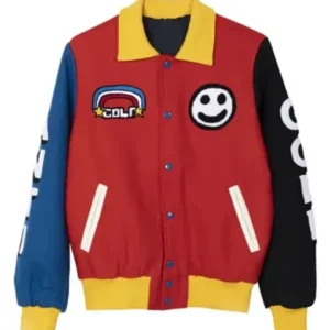 Tyler The Creator Red Varsity Jacket