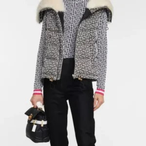 Unisex Monogrammed Multi Style Faux Fur Vest For Sale