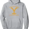 Yellowstone Dutto Ranch Unisex Pullover Hoodie White