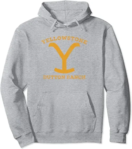 Yellowstone Dutto Ranch Unisex Pullover Hoodie White