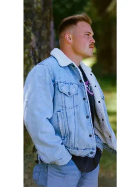 Zach Bryan Blue Denim Jacket