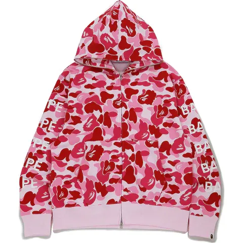 bape pink hoodie