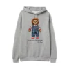 chucky hoodie chucky bear by the dirt label