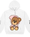 justin bieber bear hoodie white