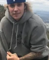 justin bieber grey hoodie