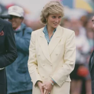 princess diana blazer cream