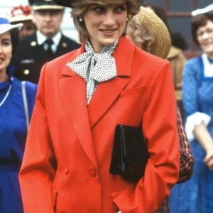 princess diana blazer red