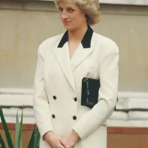 princess diana blazer white