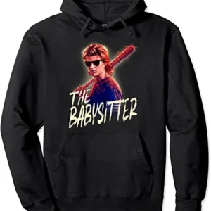 steve the babysitter hoodie stranger black