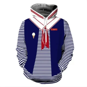 stranger things scoops ahoy Robin hoodie
