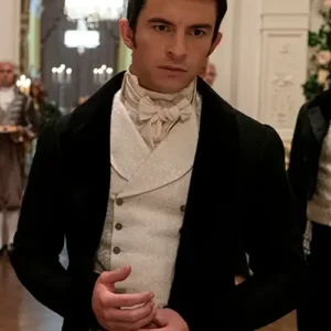 Anthony Bridgerton Season 02 Jonathan Bailey Prince Long Purple Coat