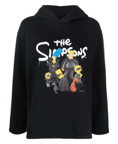 Balenciaga Simpsons Pullover Black Hoodie