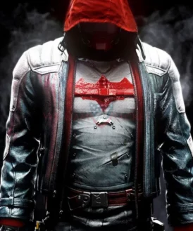 Batman Arkham Knight Jason Todd Red Leather Jacket